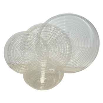 Clear Round Saucer